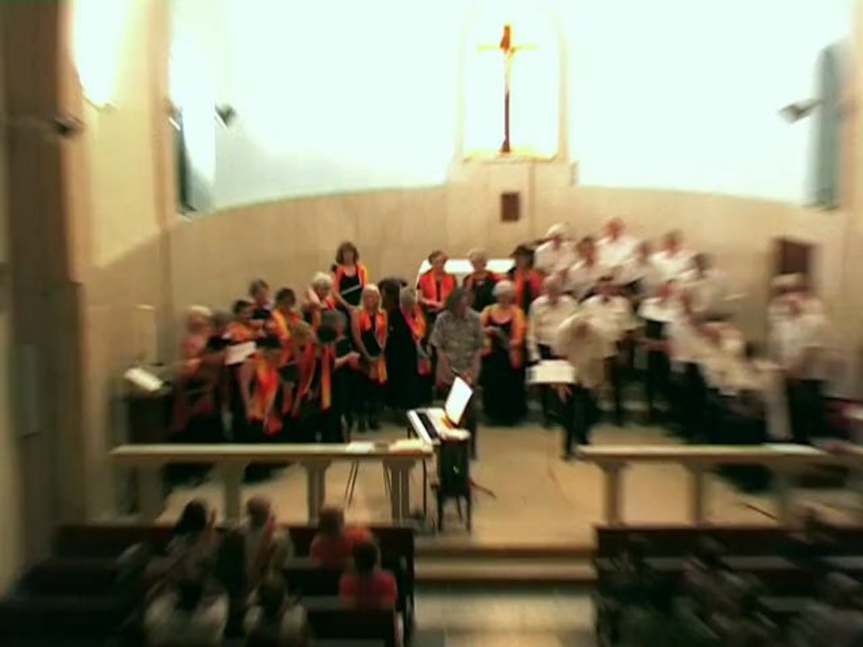 Le choeur de Barjac, Eglise de Saint-Florent-sur-Auzonnet, Festival 2012