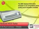 Plastifieuse à Pochette GBC H535 Turbo