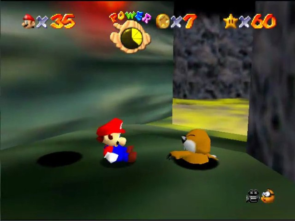 Super Mario 64 en duo [8] La caverne foireuse