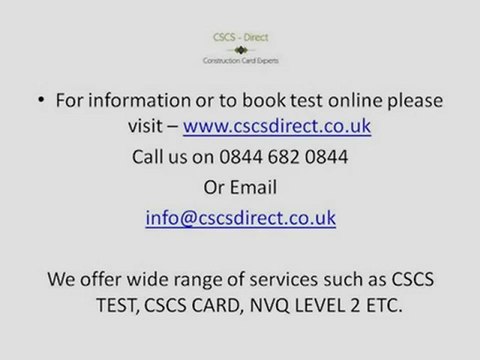 CSCS TEST AND CSCS CARD How to book cscs test and cscs card - call-now-0844-682-0844-www-cslinks-co-uk -