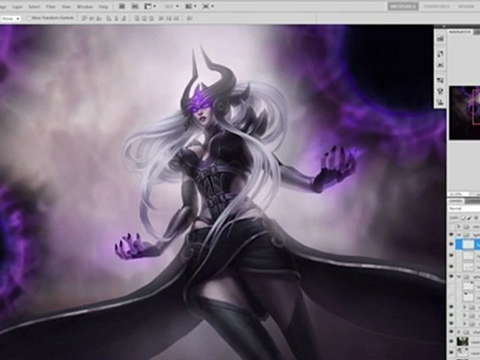 Syndra focus artistique - League of Legends