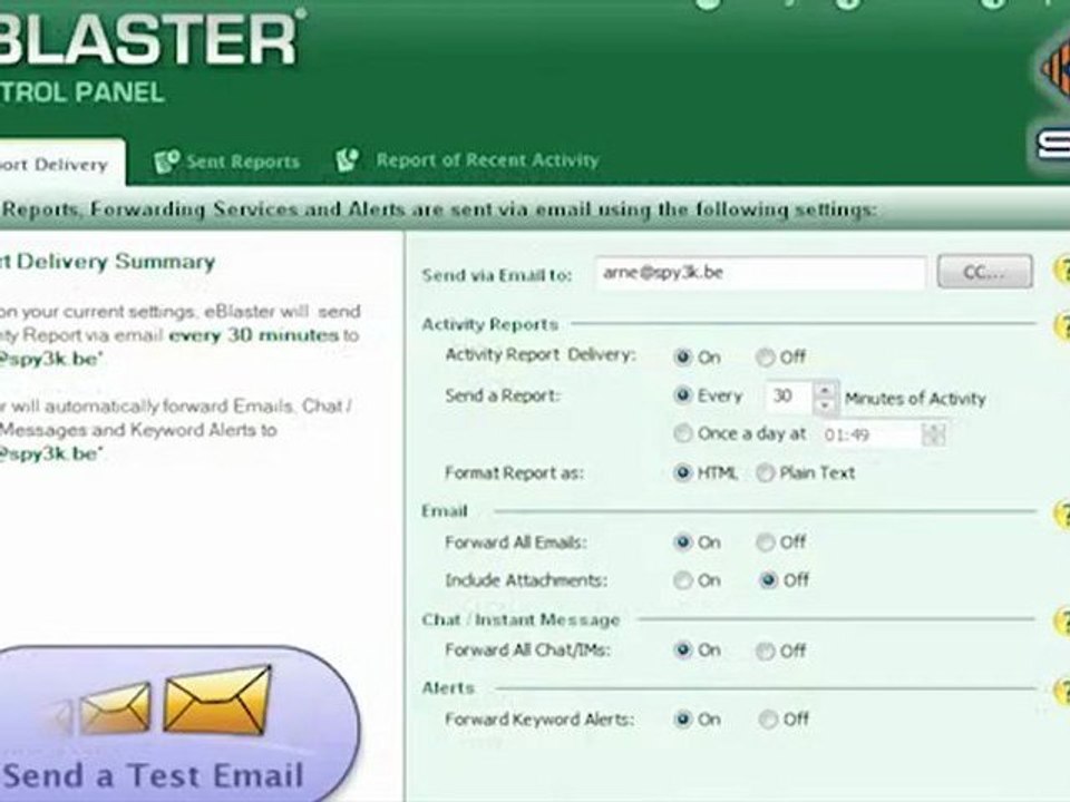 eBlaster - Spy Keylogger Software