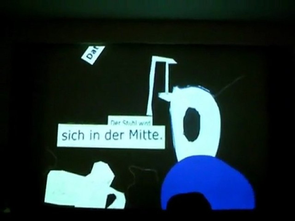 performance "Des agrégats" à l'institut français de Stuttgart  par Weigel Frédéric