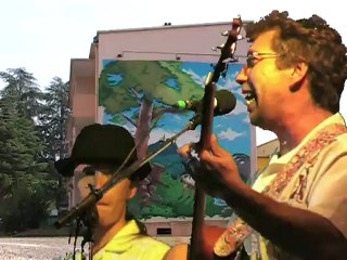 Soirée à l'Aubradou, Festival d'art contemporain 2012, Saint-Florent-sur-Auzonnet