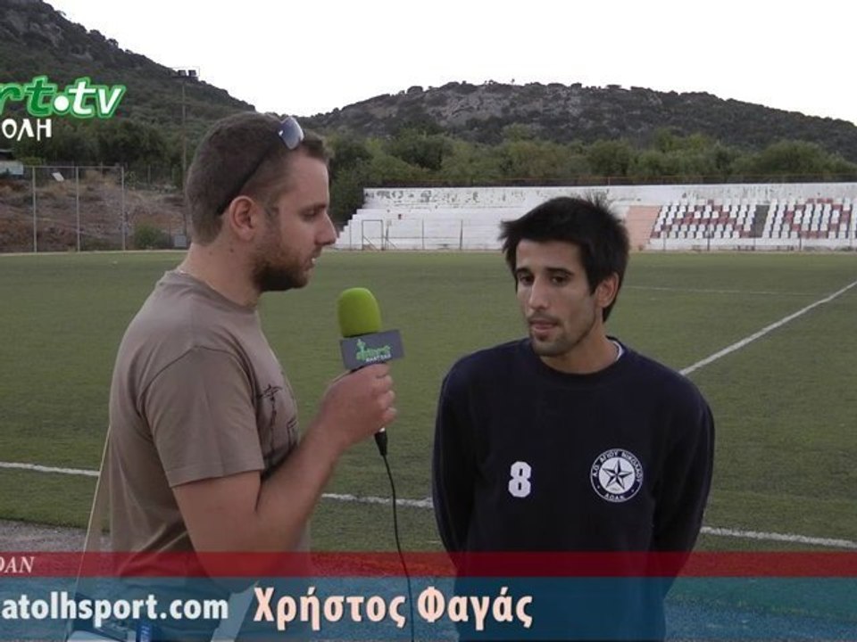Ο Χρήστος Φαγάς στο anatolhsport (9-9-2012)
