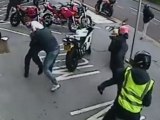 CCTV shows failed Ducati motorcycle robbery in Croydon