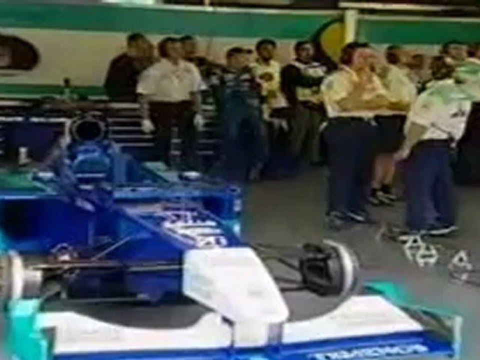 Monza 2001 Kimi Räikkönen replaces Mika Häkkinen