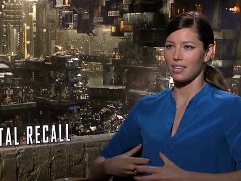 Jessica Biel Interview Total Recall