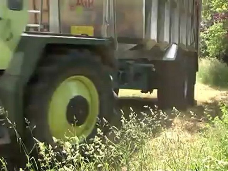 Benne aluminium en ensilage