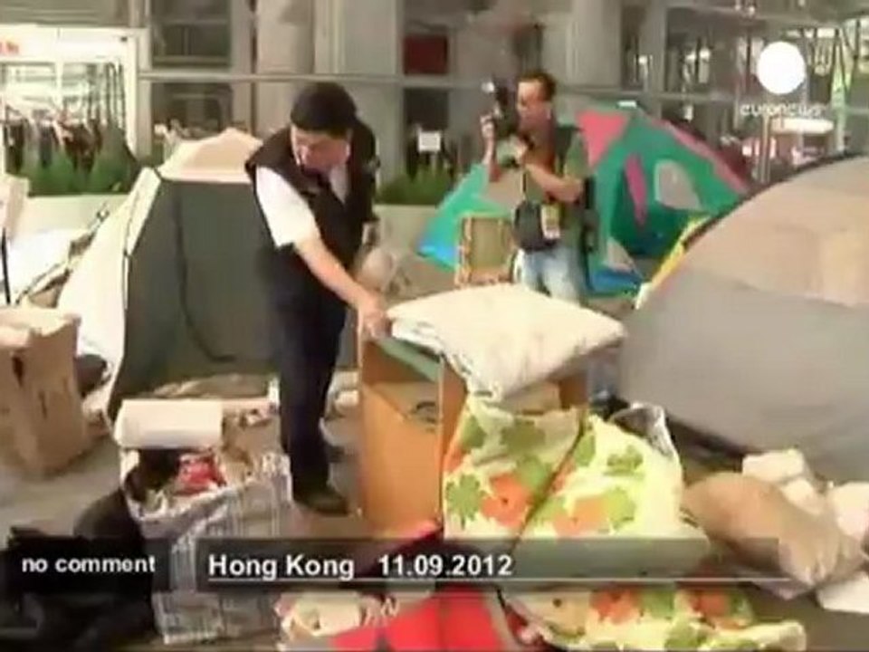 Police disperse Occupy Hong Kong camp - no comment