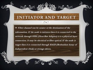 Introduction of storage area network