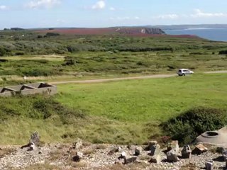 Bretagne Bunker au dessus des falaises