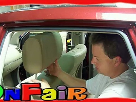 How to Instal Headrest DVD Player Monitors From OnFair Video 1 of 2