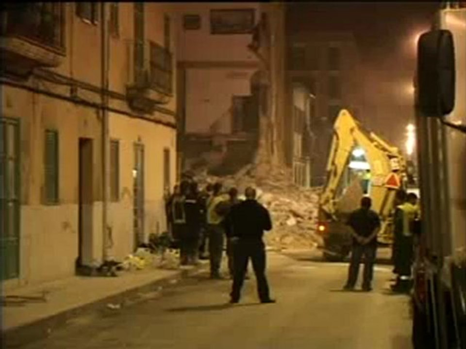 Derrumbe en Palma de Mallorca
