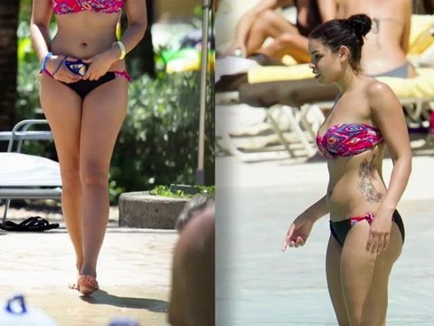 Bikini-Clad Jordin Sparks Celebrates One Year Anniversary with Jason Derulo