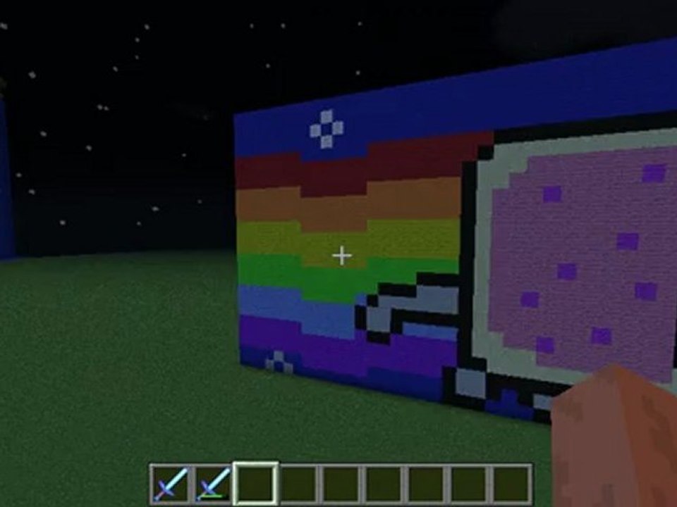 Nyan Cat Minecraft. Nyan Cat Pixel Art