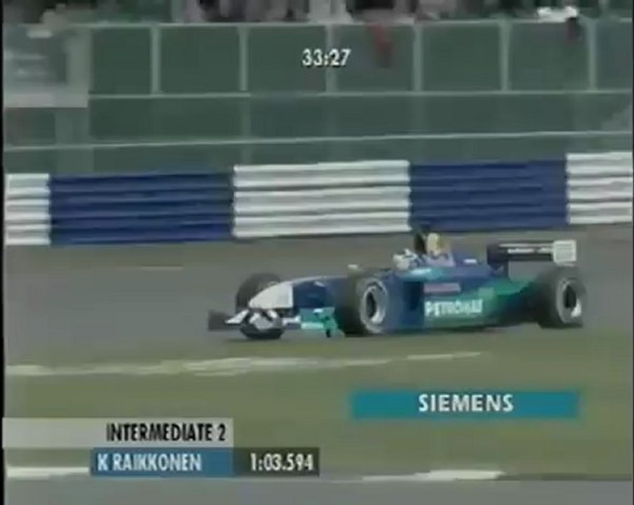 Silverstone 2001 Kimi Räikkönen Qualifying