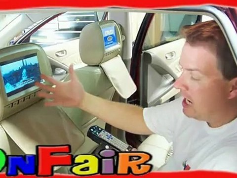 How To Install Car Headrest Monitors from OnFair Video 2 of 2