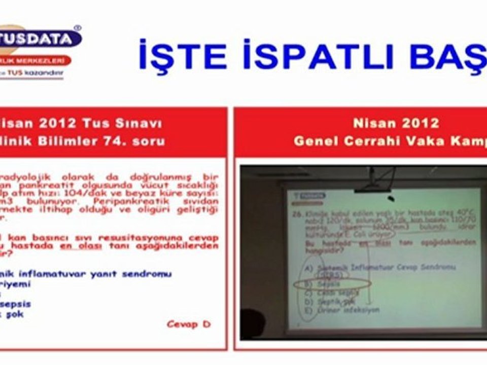 Nisan 2012 Tus Genel Cerrahi 74.soru