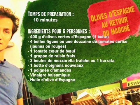 Saveurs d'olives ! Saveurs d'Espagne ! Un apéro avec des amis à improviser...