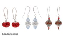 How to Make Earrings Using European Style Large Hole Beads