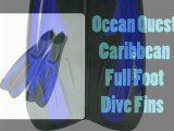 Ocean Quest Caribbean Full Foot Dive Fins Video Review