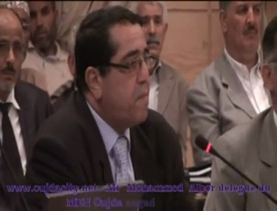 نائب وزارة التربية  بوجدة اكاد  ، محمد البور يقدم عرضا تربويا حول الدخول المدرسي برسم سنة 2013/2012