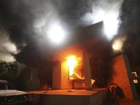 Egypt protesters tear down US embassy flag