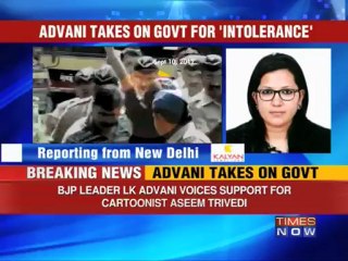 Advani takes on Govt for 'intolerance'