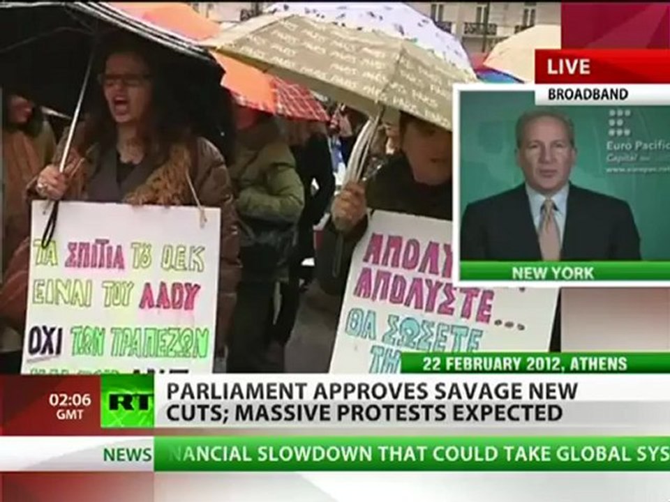 Peter Schiff: Bitter pill, no 'Greek' bailout for US