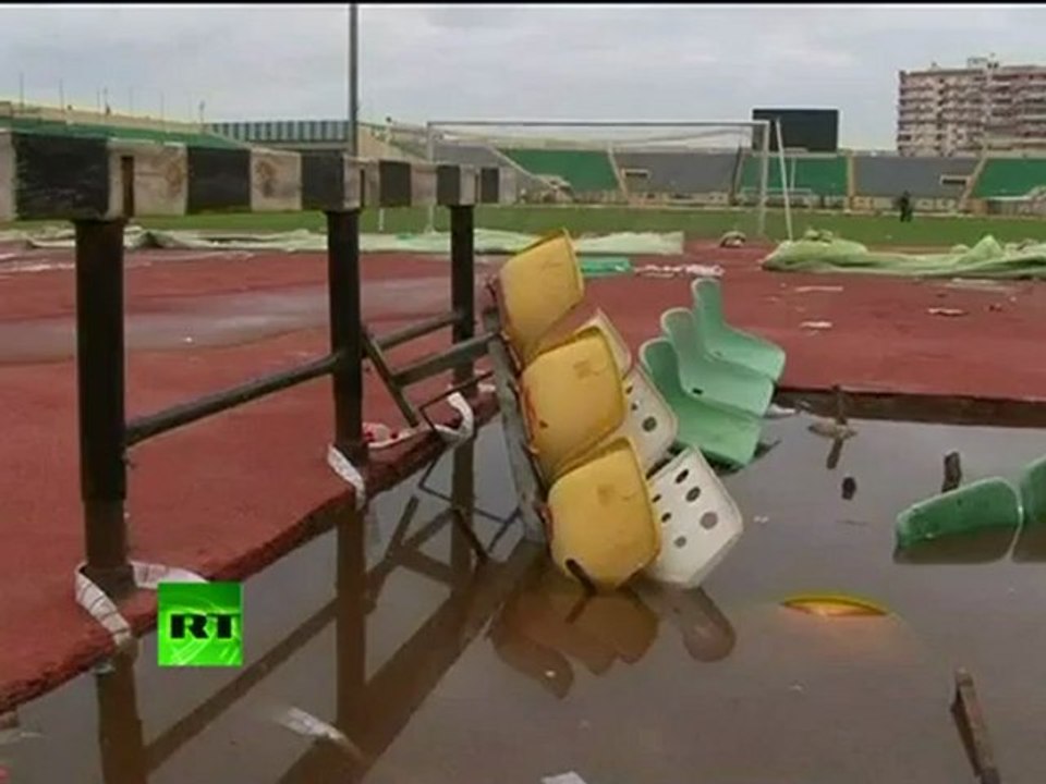 Video of deadly Egypt football riot aftermath at Port Said stadium