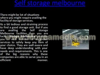 Make Some Room For Yourself With Storage Melbourne