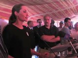 Jordanie: l'actrice Angelina Jolie appelle à aider les réfugiés syriens (01:01)