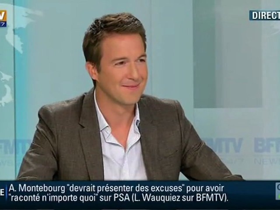 Le Face à Face BFM TV entre Guillaume Peltier (UMP) et olivier Faure (PS)