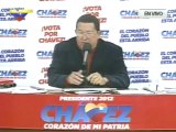 (Vídeo) Rueda de prensa del candidato Hugo Chávez - (7/8)
