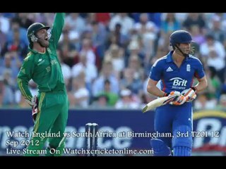 Wed Sep 12 T20  Match- England vs South Africa Live Online