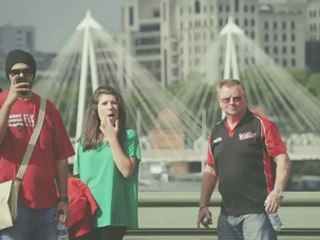 Bupa Silly Walk With Greg Rutherford