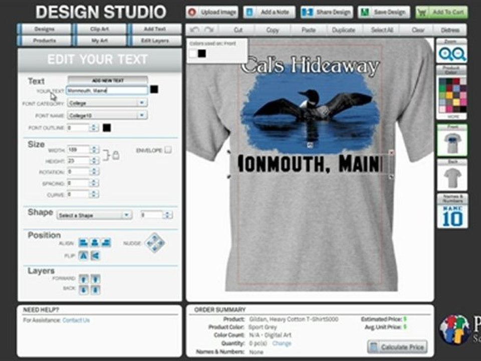 Maine Custom Screen Printing. Custom T-Shirts