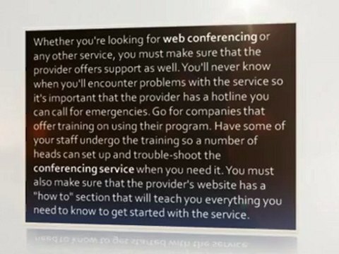 Video Conferencing | Identifying a Good Video Conferencing Service