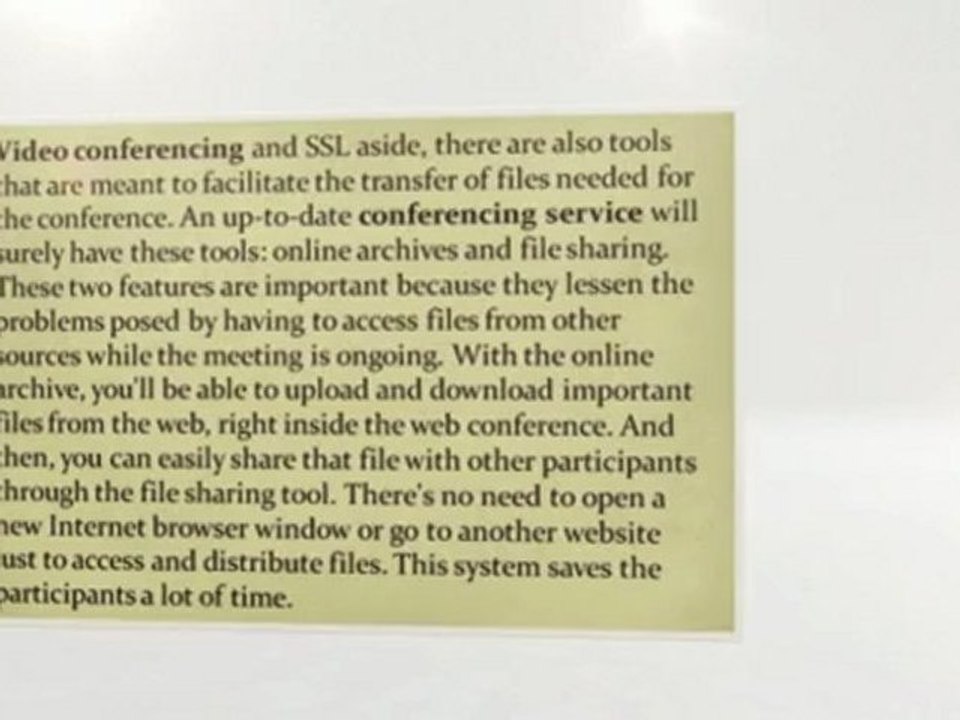 Web Conferencing | Improving your Web Conferencing Experience