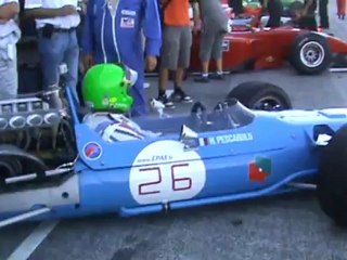 Henri Pescarolo au volant de la Matra F1 V12 de 1968 au GPBOSSF1 (Nogaro 2012)