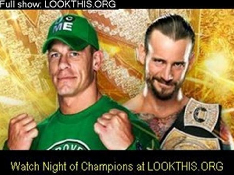Sheamus  vs Alberto Del Rio Night of Champions 2012