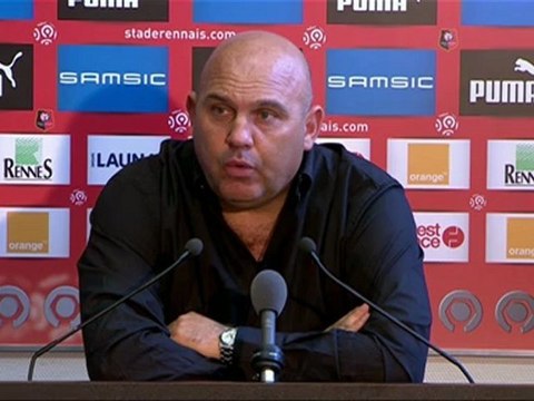 Conférence de presse Stade Rennais FC - FC Lorient : Frédéric ANTONETTI (SRFC) - Christian GOURCUFF (FCL) - saison 2012/2013