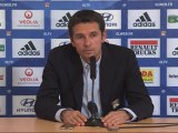Conférence de presse Olympique Lyonnais - AC Ajaccio : Rémi GARDE (OL) - Alex  DUPONT (ACA) - saison 2012/2013