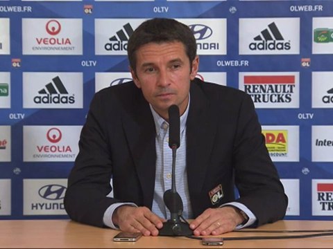 Conférence de presse Olympique Lyonnais - AC Ajaccio : Rémi GARDE (OL) - Alex DUPONT (ACA) - saison 2012/2013