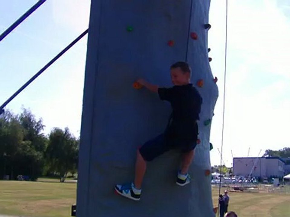 Jacky a l'escalade