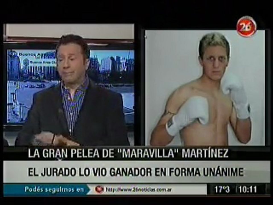 Maravilla Martínez es el nuevo campeón mundial │ El Diario del Domingo, Luis Bremer