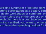 Getting Business Coaching Certification