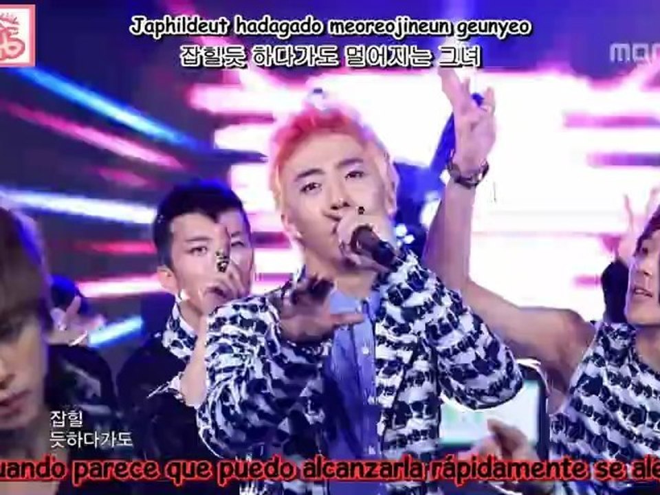 [Subs Español] B.A.P - Crash (Live on MC 120901)