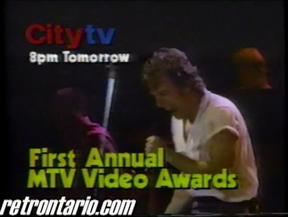 1st MTV Video Awards on Citytv 1984